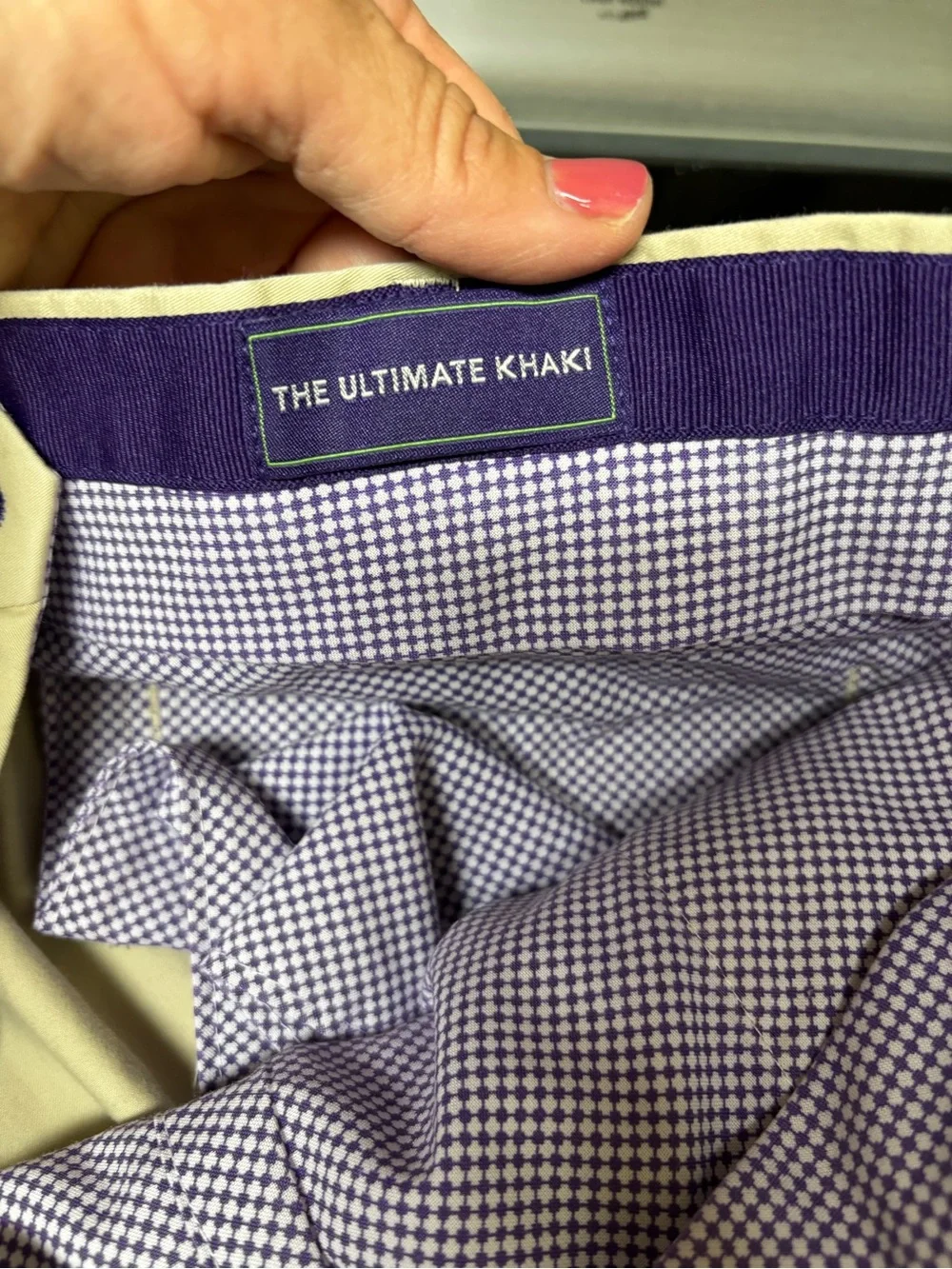 Henry Sage The Ultimate Khaki Pima Cotton Pants Tan 40 x 31